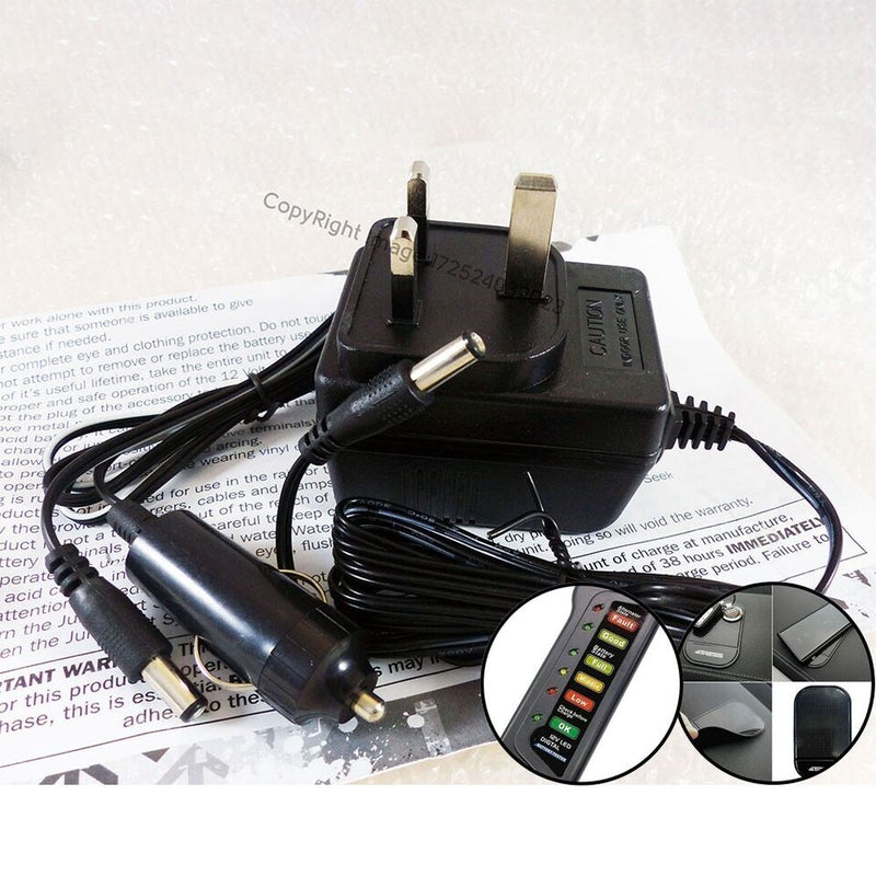 12v Car Battery Jump Starter Emergency Portable USB Power Station +Tester/Mat