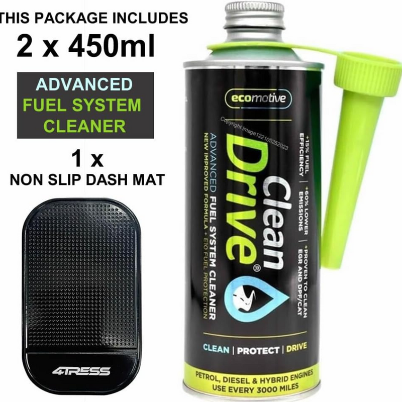 Clean Drive Car Van Fuel System Cleaner Pack - 2 x Injector & EGR Cleaner, DPF, Lambda Sensors