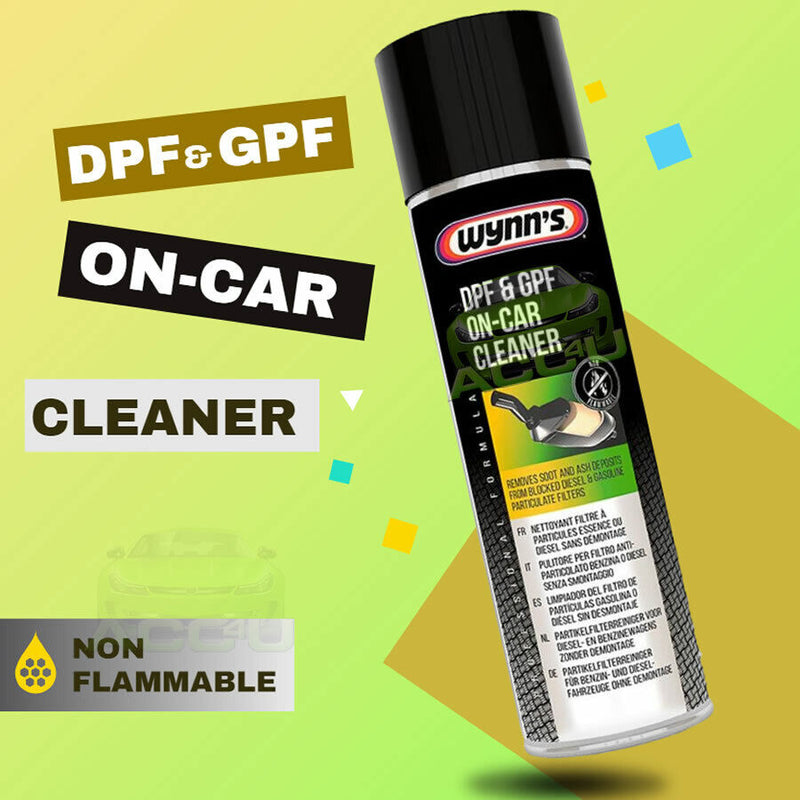 4x Wynns DPF GPF Petrol Diesel Engine Particulate Filter Cleaner Spray +Caps