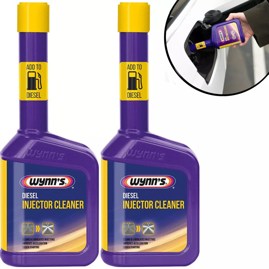 2x Wynns Diesel Injector Cleaner Engine Fuel Additive System Treatment 325mL