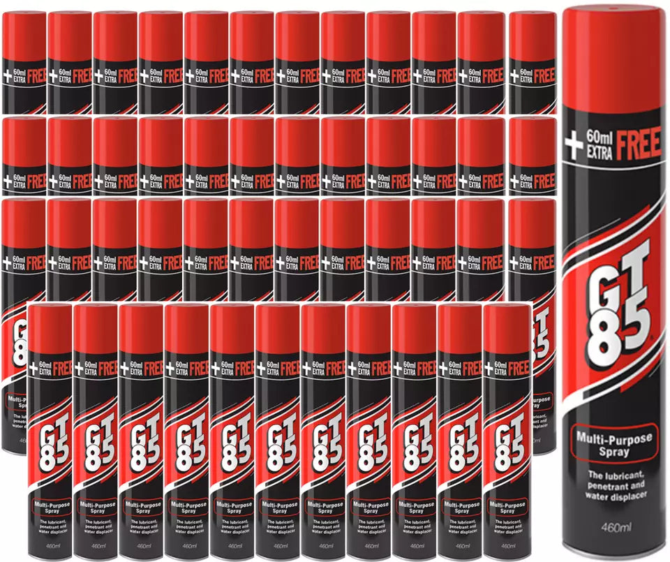 48 x GT85 Spray Lube Lubricant Penetrator Water Displacer Corrosion 400ML + 60ML