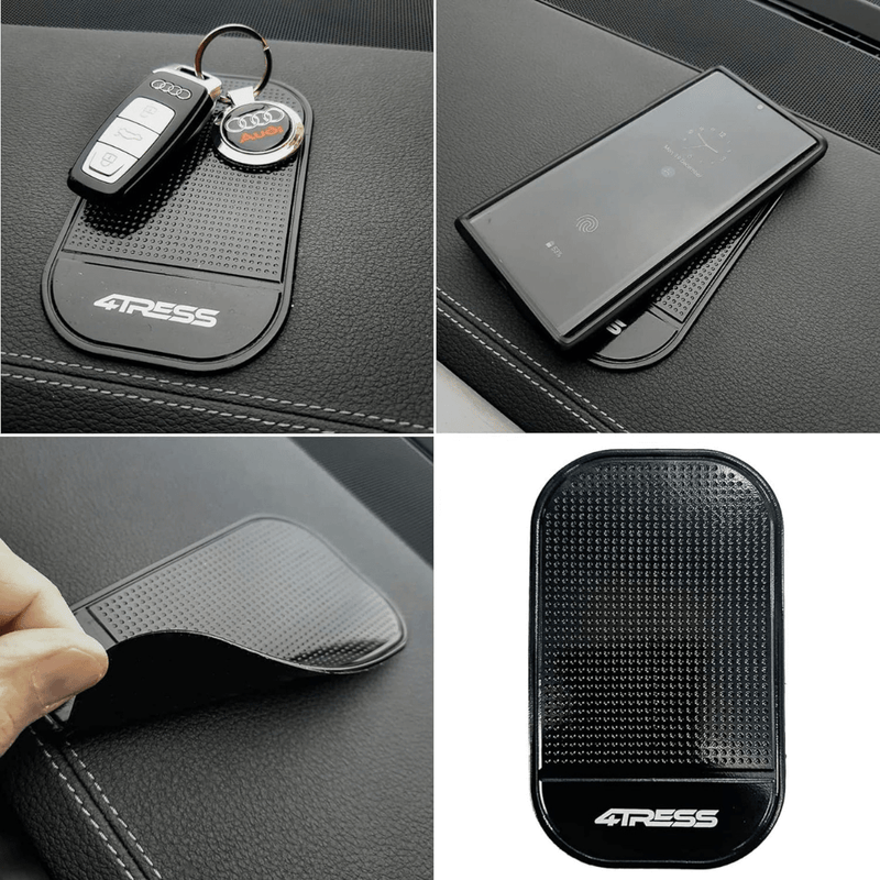 4TRESS E-TECH Clear Alloy Wheel Lacquer & Non-Slip Car Dash Mat - Durable & Chip Resistant