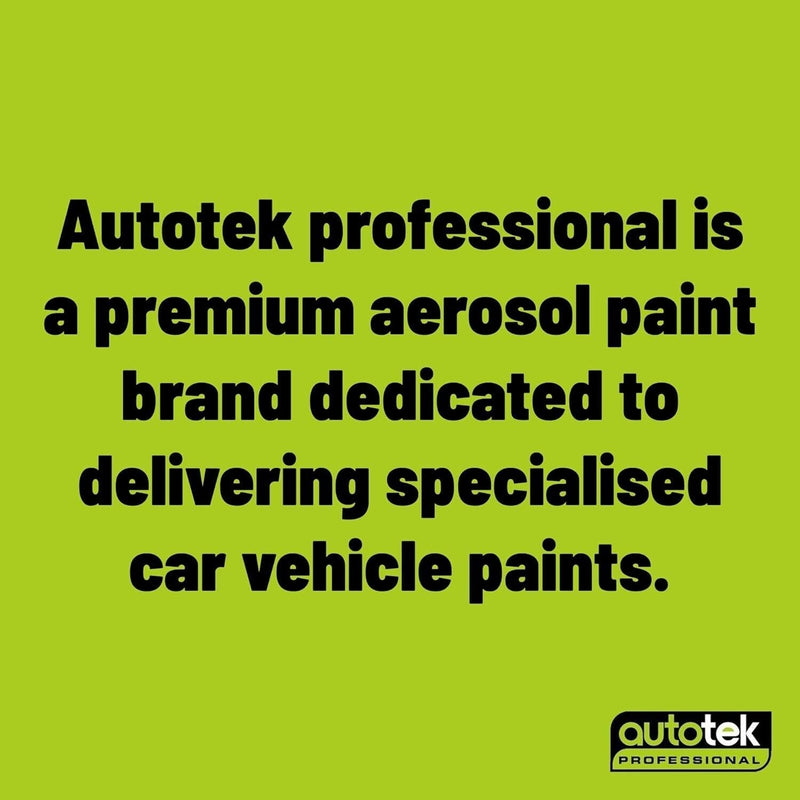 6x AUTOTEK WHITE PRIMER Aerosol Spray Paint Professional Hi Covering Power+G+Caps