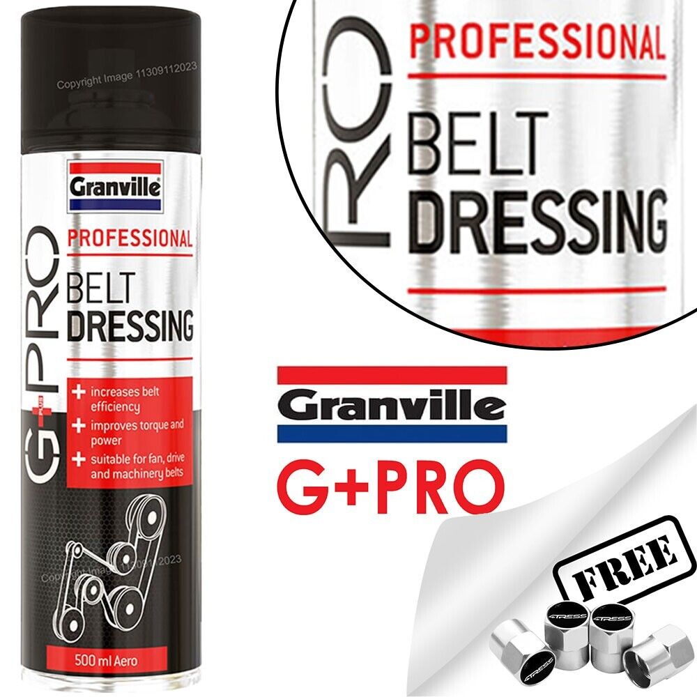 G+PRO Flat Round V Fan Drive Rubber Belts Anti Slip Belt Dressing Spray +Caps