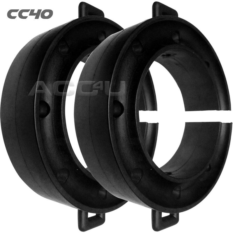 Caravan Towing Rear Suspension Coil Spring Rubber Spacers Assistor Kit LWACC40 +Caps