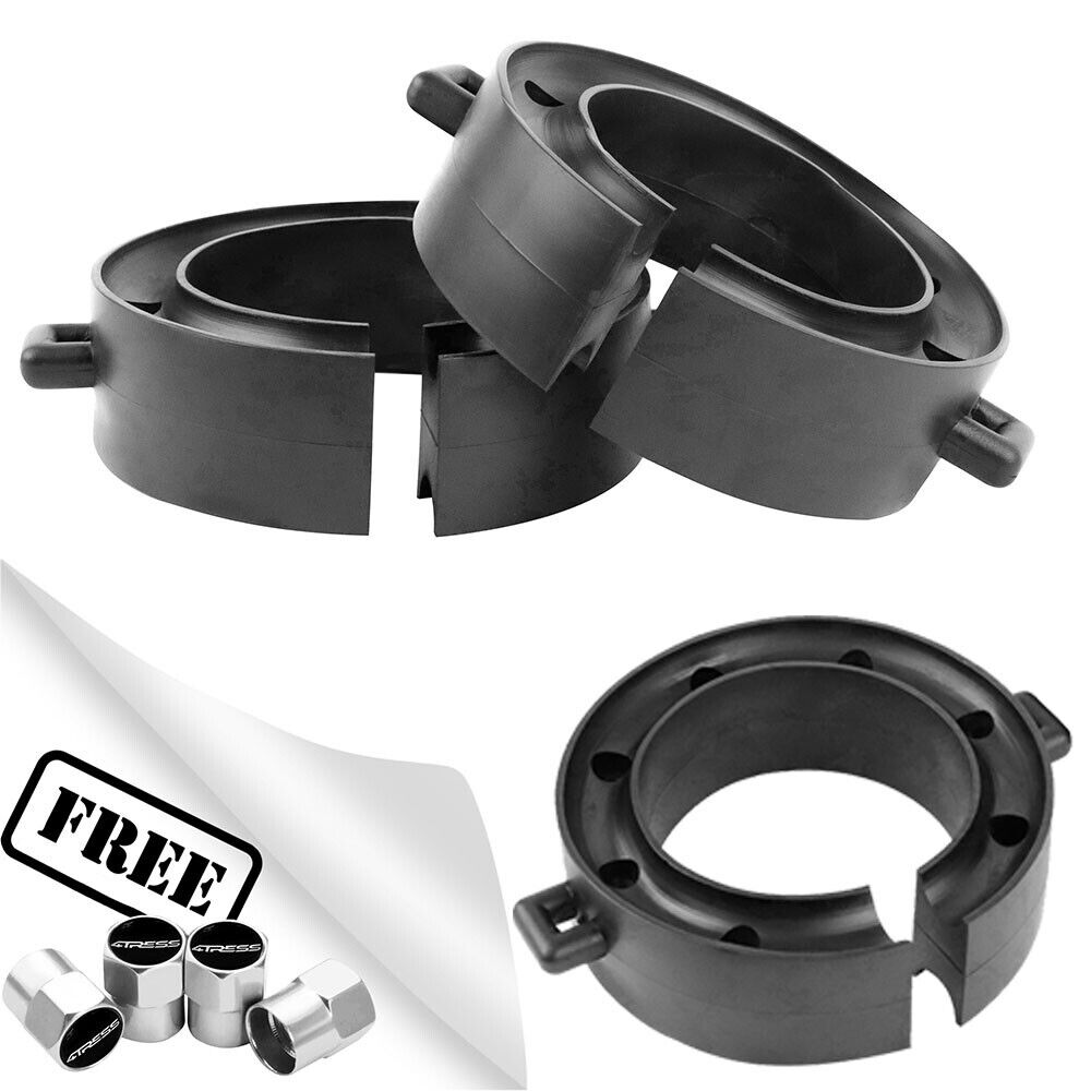 Caravan Towing Rear Suspension Coil Spring Rubber Spacers Assisters Kit  LWACC41 +Caps