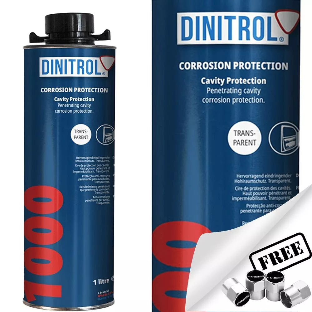 DINITROL 1000 Car Underbody Transparent Corrosion Protection 1 L +CP