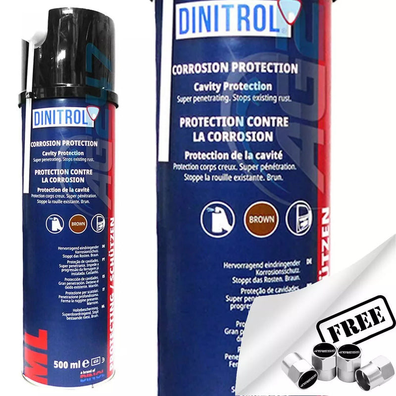 DINITROL ML BROWN Car Underbody Rust Proofing Corrosion Protection SPRAY +CP