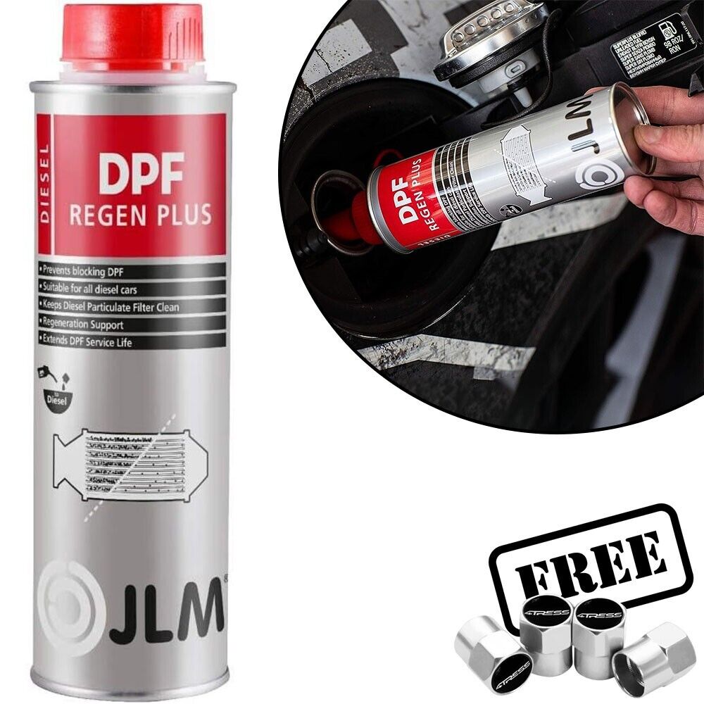 JLM DPF Regen Plus Diesel Cleaner Regeneration Support 250ml Spray Can + Caps