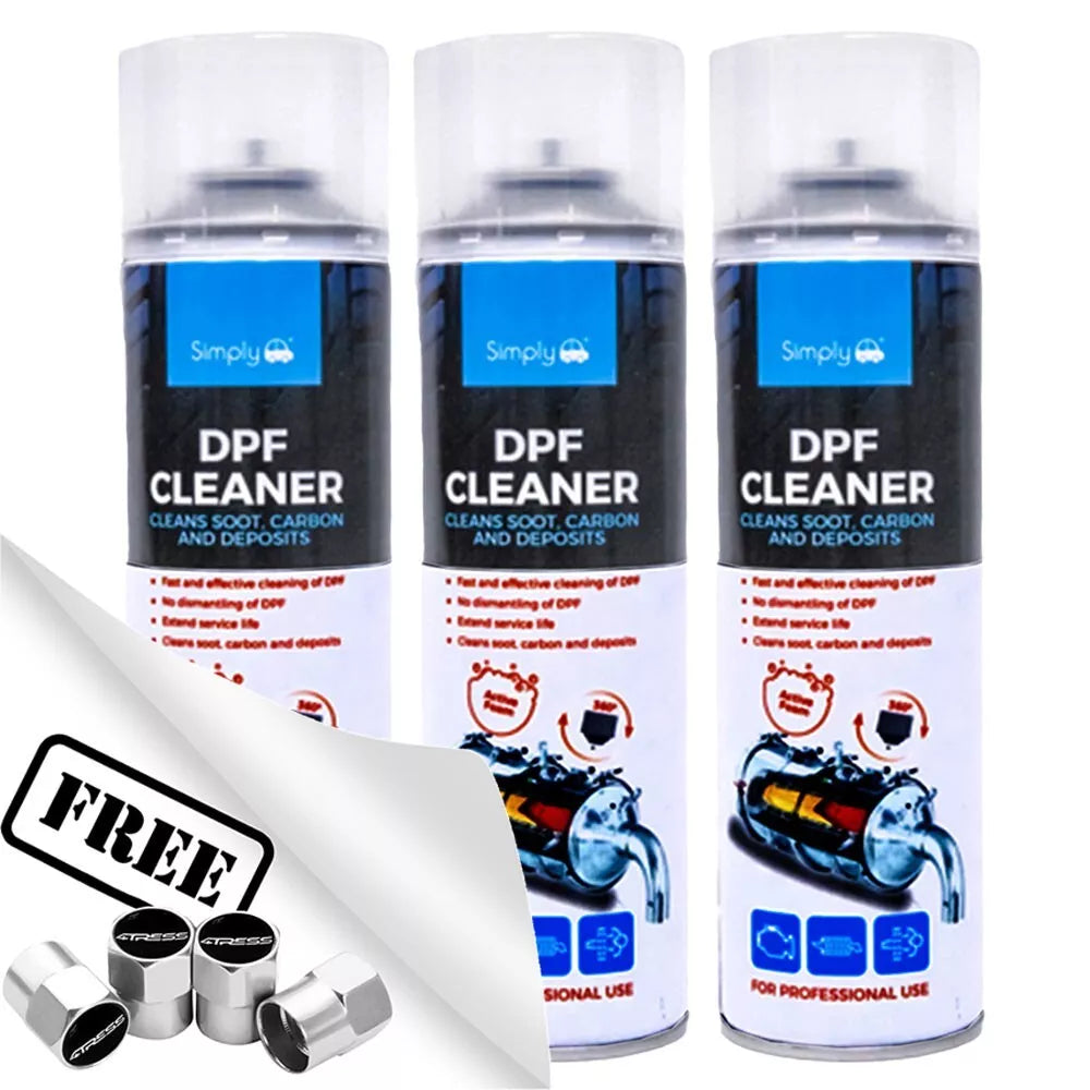 3x DPF Cleaner Diesel Particulate Filter Cleaner 500ML Aerosol Spray + CP