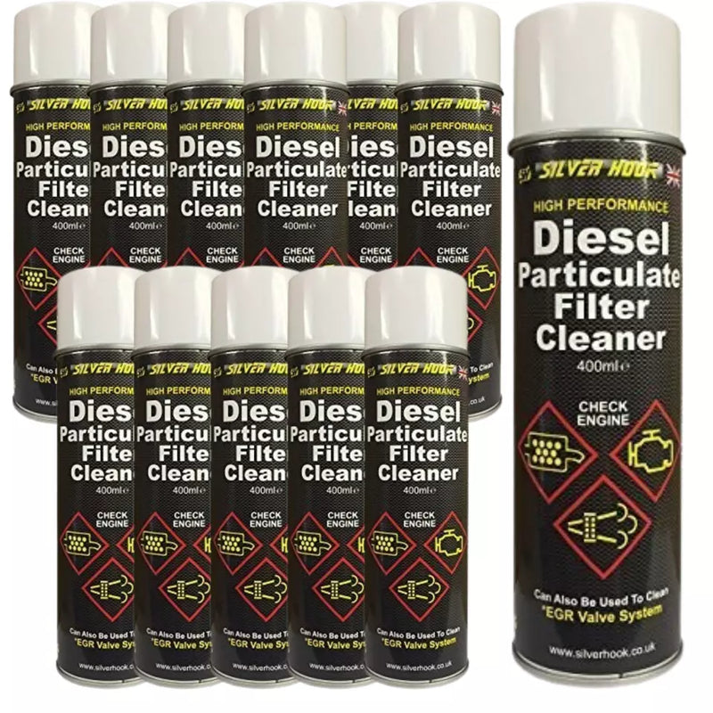 DPF Cleaner Diesel Particulate Filter Cleaner Aerosol Spray Can 400ml Silverhook