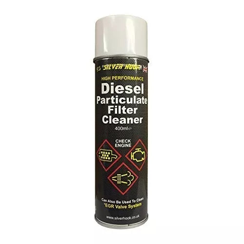 DPF Cleaner Diesel Particulate Filter Cleaner Aerosol Spray Can 400ml Silverhook