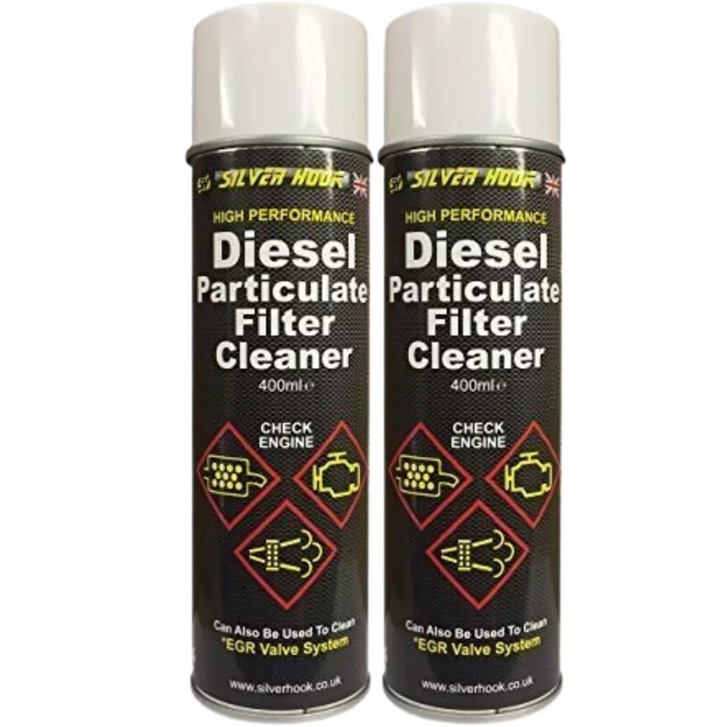 DPF Cleaner Diesel Particulate Filter Cleaner Aerosol Spray Can 400ml Silverhook