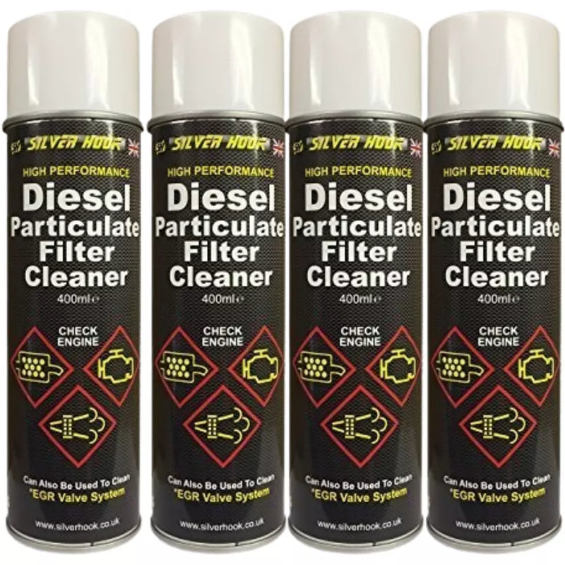 DPF Cleaner Diesel Particulate Filter Cleaner Aerosol Spray Can 400ml Silverhook