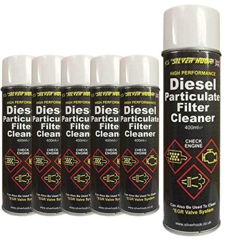 DPF Cleaner Diesel Particulate Filter Cleaner Aerosol Spray Can 400ml Silverhook