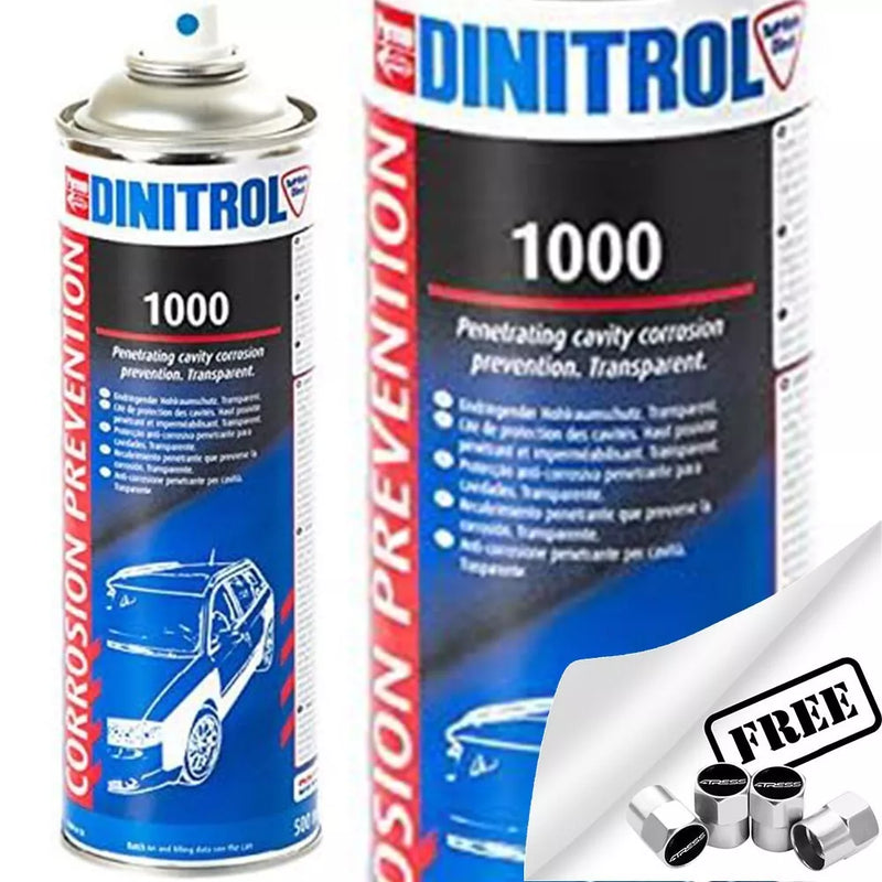 DINITROL 1000 Car Underbody Clear Corrosion Protection SPRAY +CP