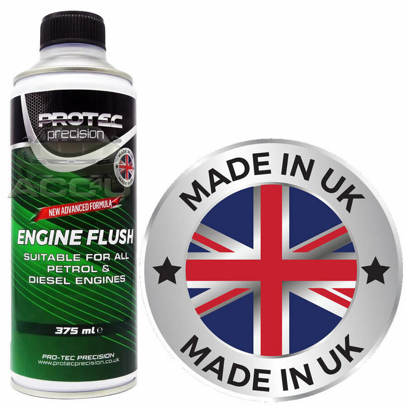 Protec Petrol Diesel Engine Flush Frees Sticking Valves Piston Rings +Caps