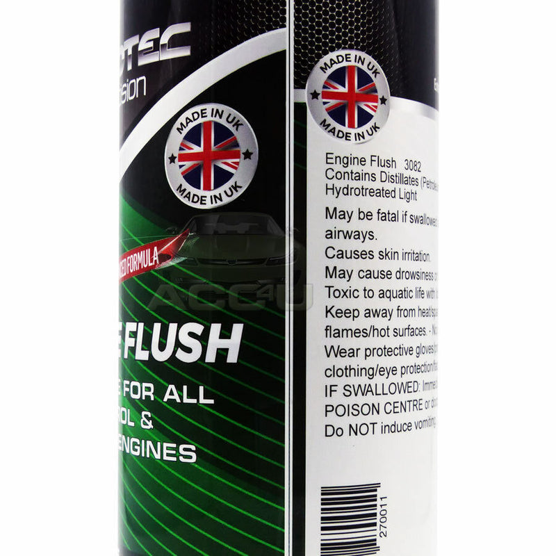 Protec Petrol Diesel Engine Flush Frees Sticking Valves Piston Rings +Caps