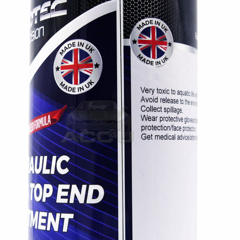 Petrol Diesel Hydraulic Lifter Top End Treatment Oil System Cleaner +Caps