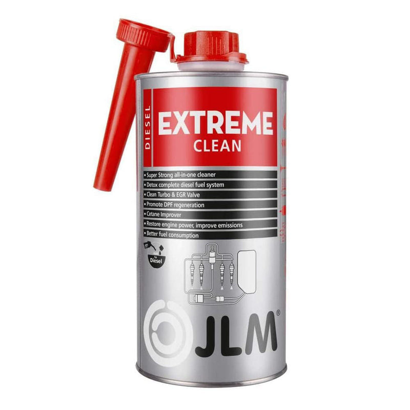 2x JLM Car Diesel Fuel System Extreme Clean Turbo EGR DPF Cleaner 1L +Caps