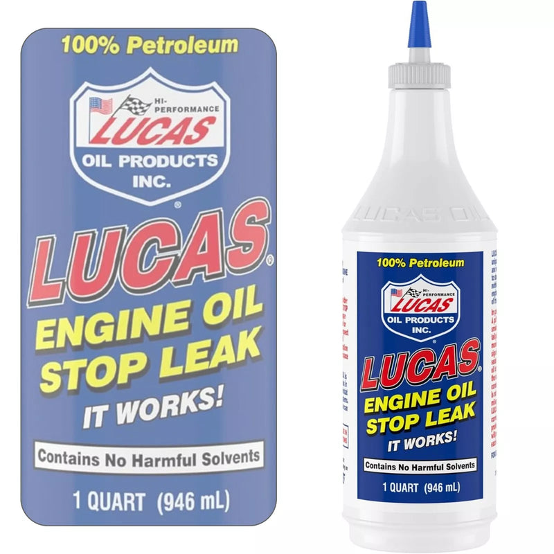 Lucas Engine Oil Stop Leak 946ml Seals & Gasket Sealer Smoke Additive Treatment