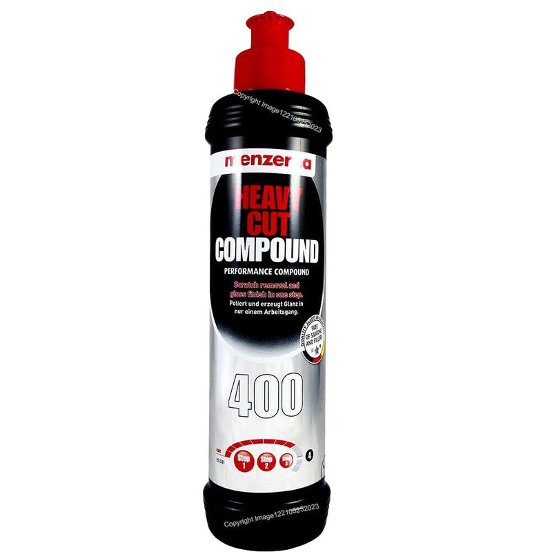 Menzerna 400 Heavy Compound + 2500 Medium Cut Polish + 3000 Final Finish +CL+C