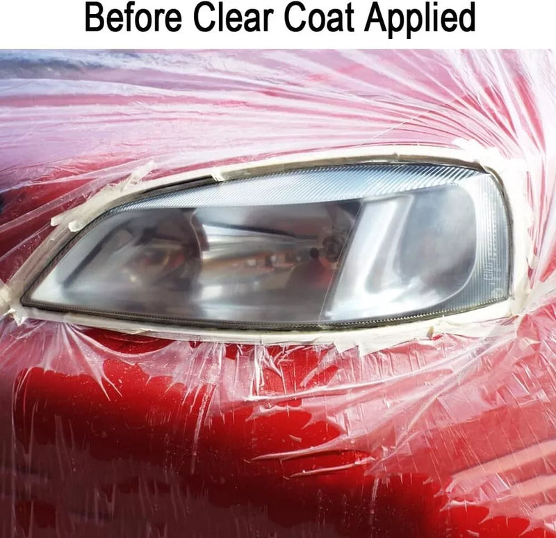 Restored Headlight Clear Coat 200ml + Headlight Restoration Compound 100ml +CP