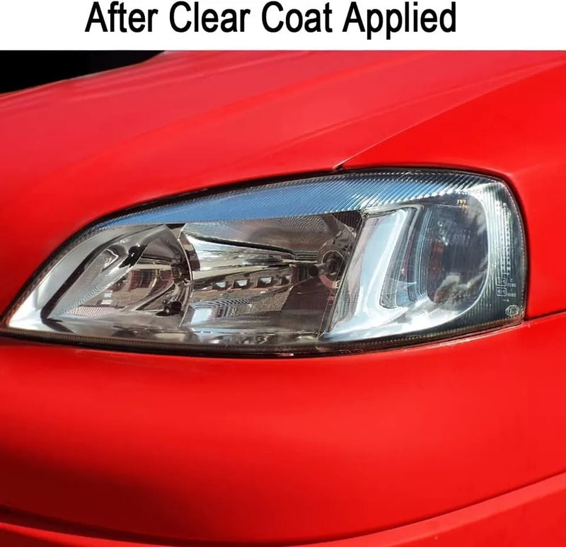 Restored Headlight Clear Coat 200ml + Headlight Restoration Compound 100ml +CP