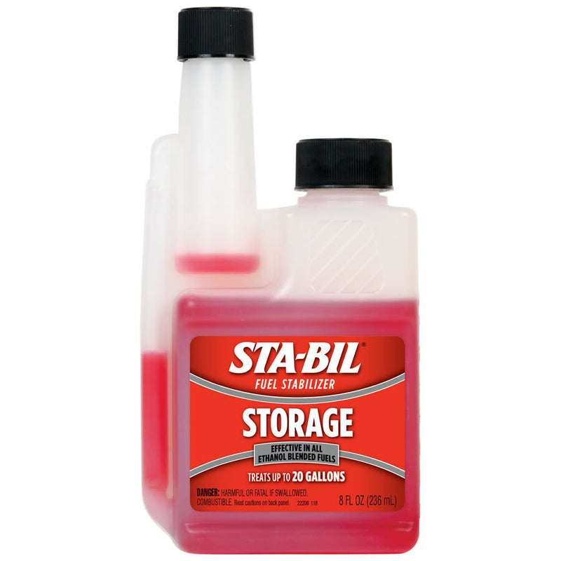 STA-BIL Stabil Petrol Fuel Stabilizer Car Fuel System Storage Treatment 236ml Bottle +Caps