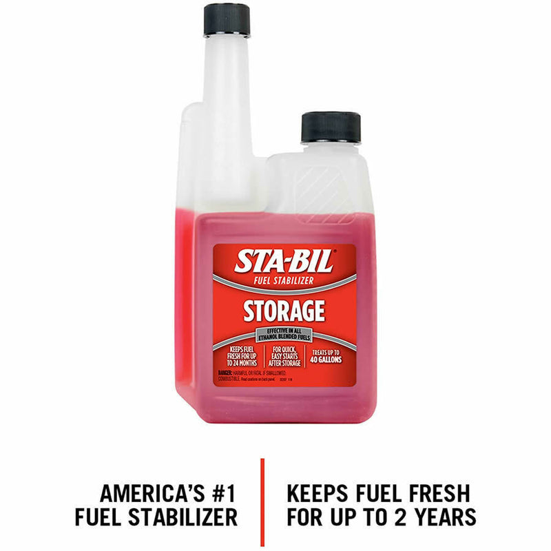 STA-BIL Stabil Petrol Fuel Stabilizer Car Fuel System Storage Treatment 236ml Bottle +Caps