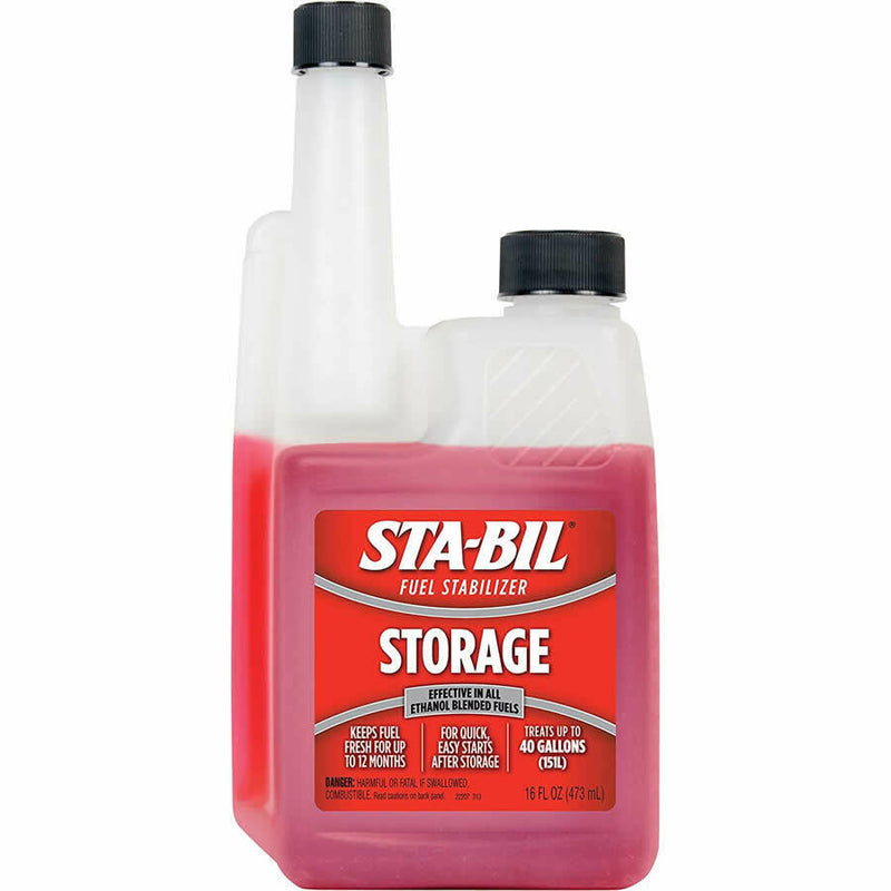 2 x STA-BIL Stabil Fuel Stabilizer Petrol Car Fuel Storage Treatment 473ml +Caps