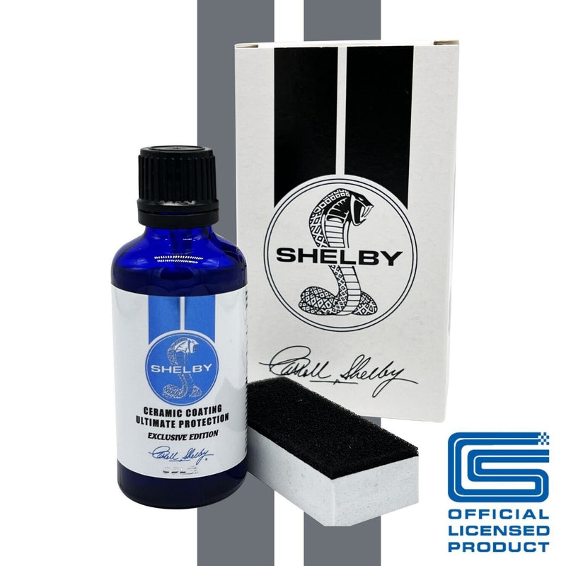 Official Shelby Cobra Car Ceramic Coat Coating Sealant Kit 50ml +Applicator Pad