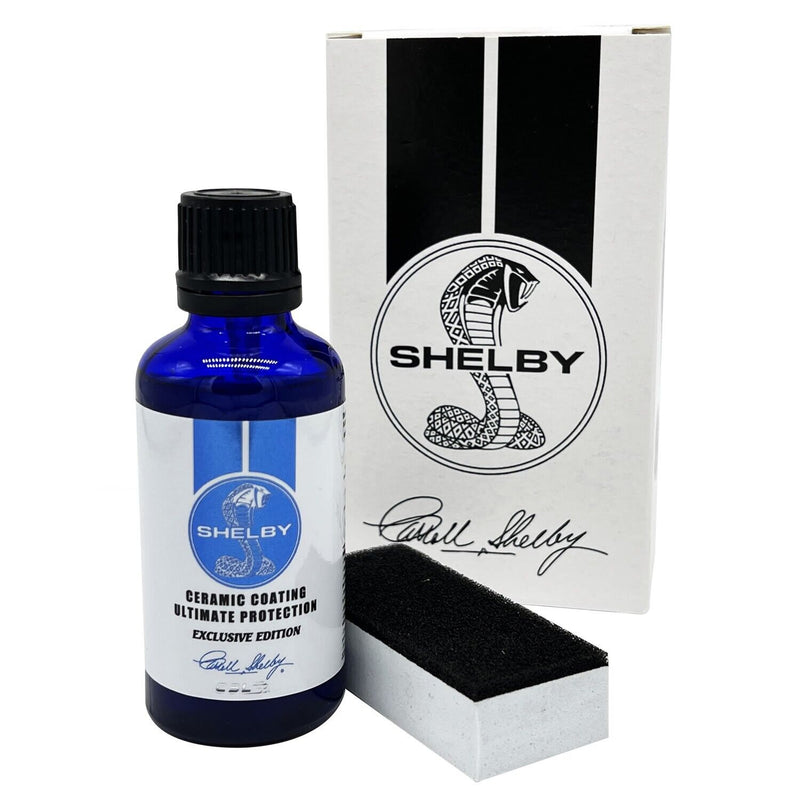 Official Shelby Cobra Car Ceramic Coat Coating Sealant Kit 50ml +Applicator Pad