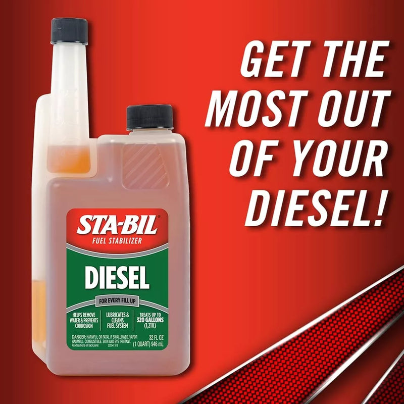 STA-BIL Stabil DIESEL Fuel Stabilizer Car Fuel System Storage Treatment 946mL