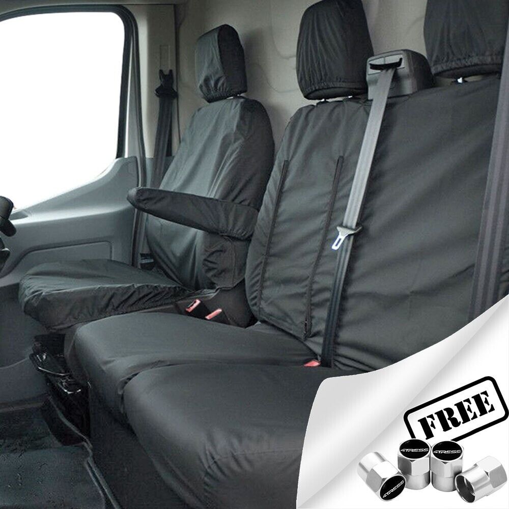 Heavy Duty Waterproof VAN Seat Covers For Peugeot Expert 2016 Tailored +Caps