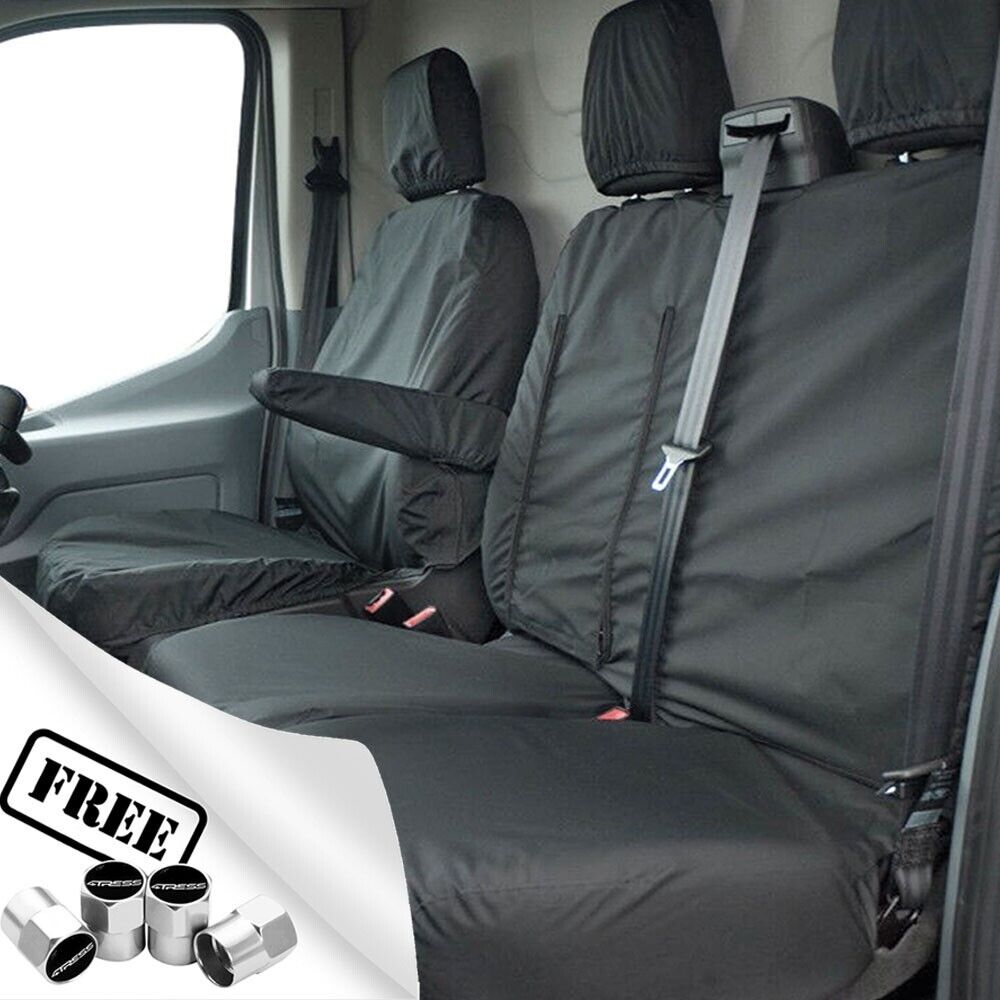 Heavy Duty Waterproof VAN Seat Covers For Citroen Dispatch 2016 Tailored +Caps