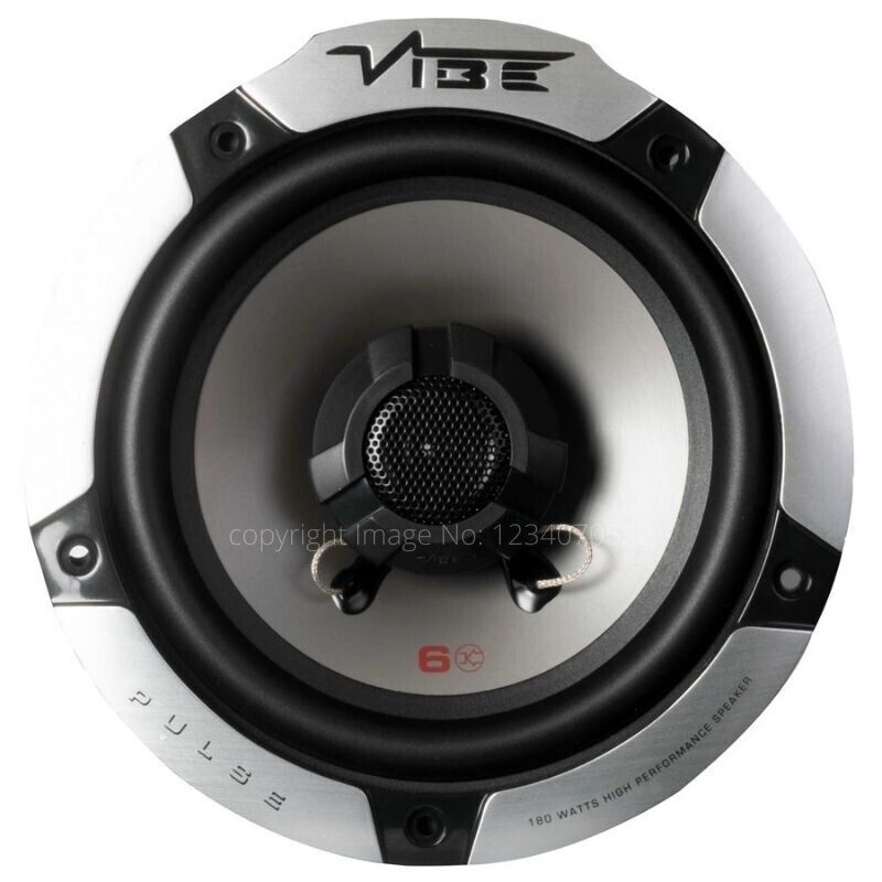 Vibe Audio Series 6.5" 360w Car Door Shelf Coaxial Speakers Set Pulse 6-V0 +Caps