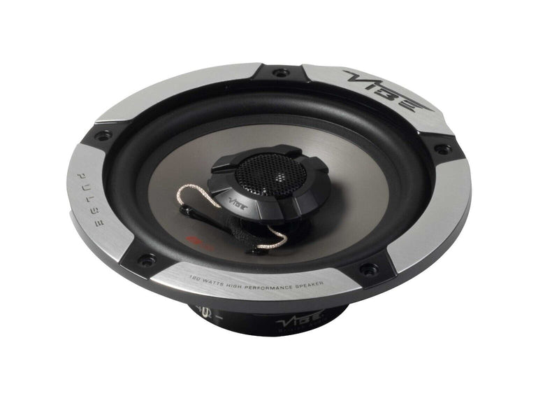 Vibe Audio Series 6.5" 360w Car Door Shelf Coaxial Speakers Set Pulse 6-V0 +Caps