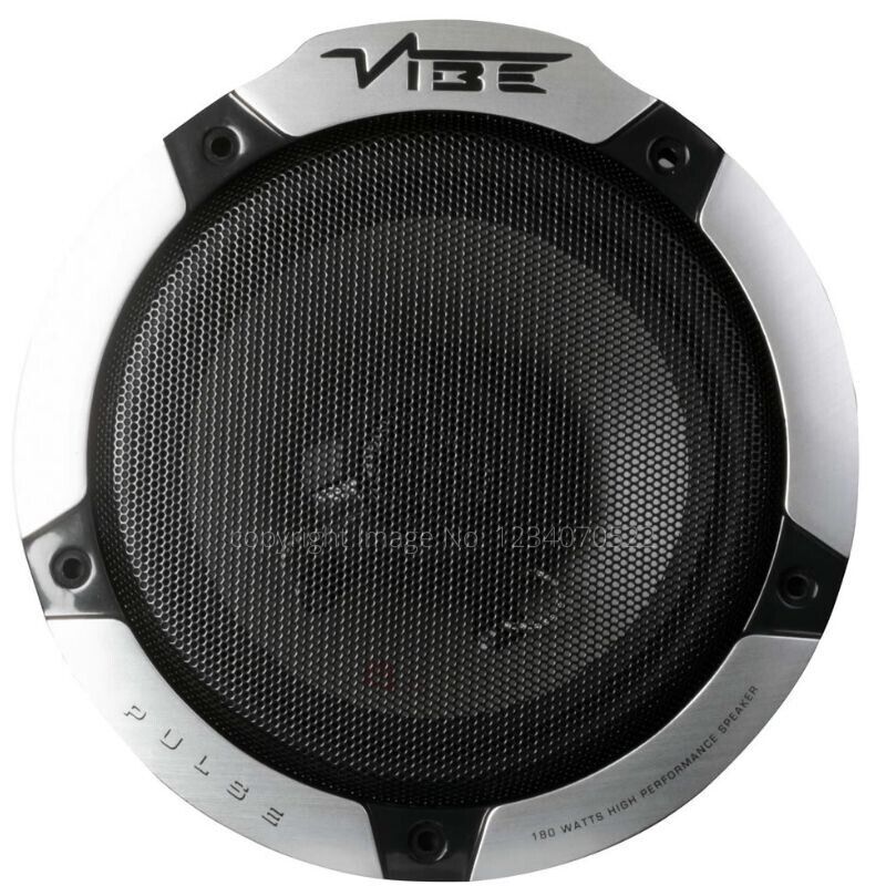 Vibe Audio Series 6.5" 360w Car Door Shelf Coaxial Speakers Set Pulse 6-V0 +Caps