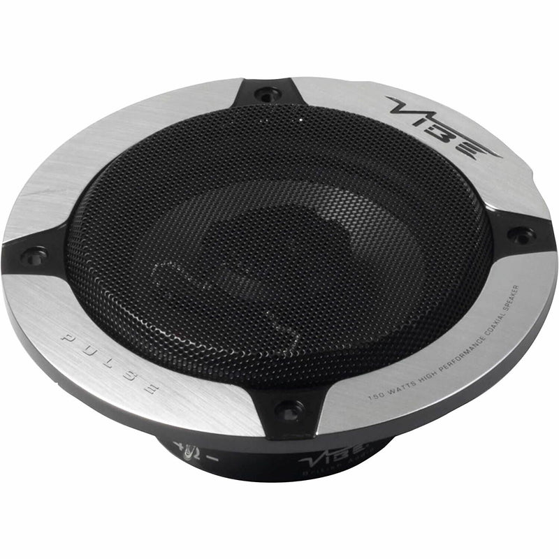 Vibe Speakers Set Audio 5.24" Pulse 5 300w Car Door Shelf Coaxial Pulse 5-v0 +Caps