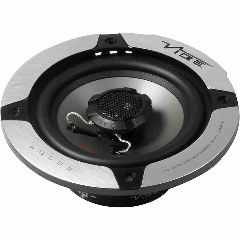 Vibe Speakers Set Audio 5.24" Pulse 5 300w Car Door Shelf Coaxial Pulse 5-v0 +Caps