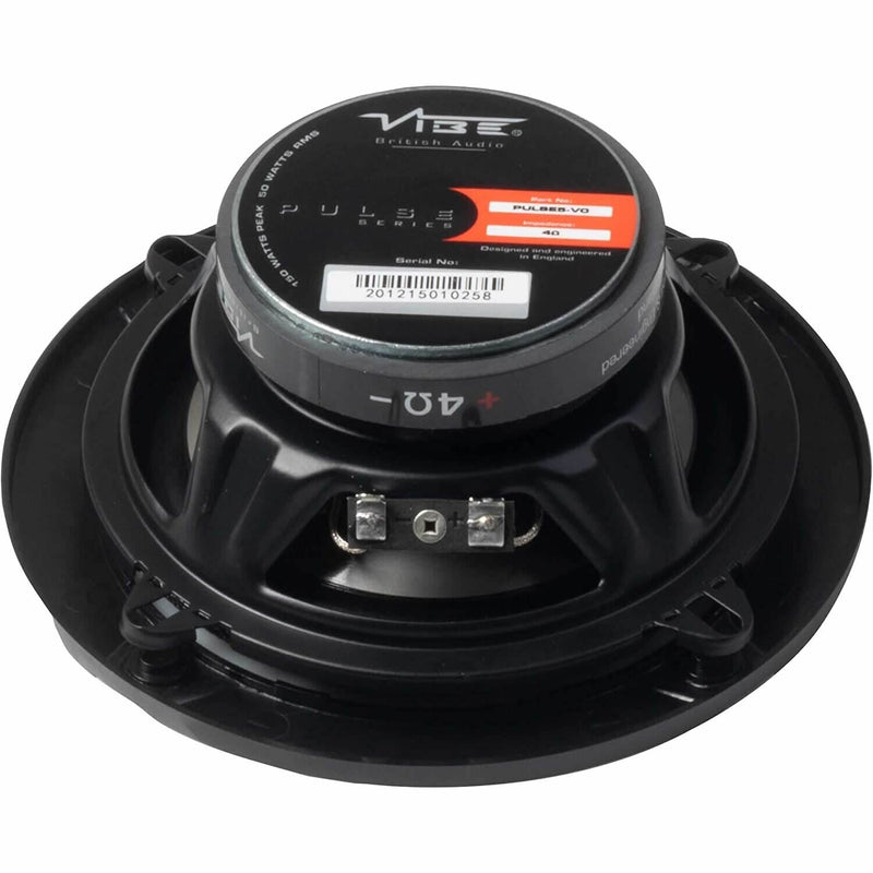 Vibe Speakers Set Audio 5.24" Pulse 5 300w Car Door Shelf Coaxial Pulse 5-v0 +Caps