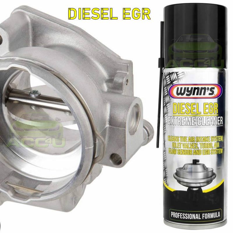 4x Wynns Car Diesel Engine Turbo, Air Flow Sensor, EGR Extreme Cleaner +Caps