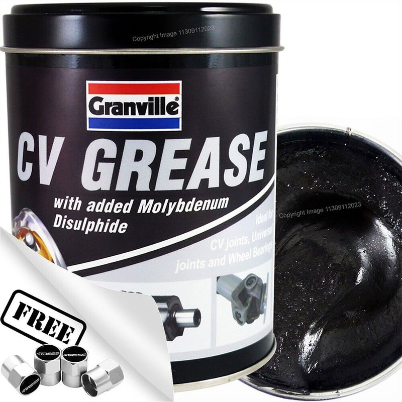 Granville CV GREASE Moly Lithium For Car CV Joints & Wheel Bearings 500g Tub + Caps