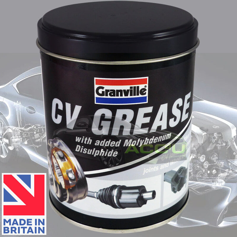 2x Granville CV GREASE Moly Lithium For Car CV Joints & Wheel Bearings 500g Tub + Caps