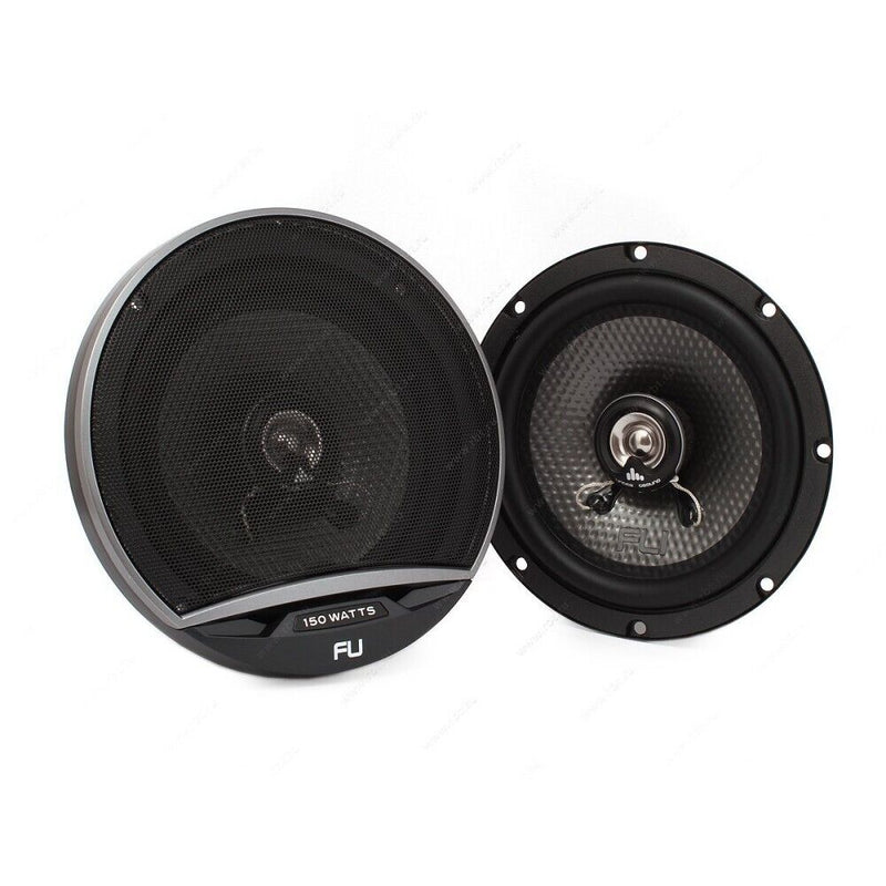 FLI Car Door Component Speakers Set 2-Way Underground 6.5" Pair 150W + Caps