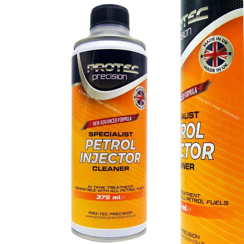 PROTEC Specialist Car Injector & Fuel System Cleaner Petrol Treatment + Caps