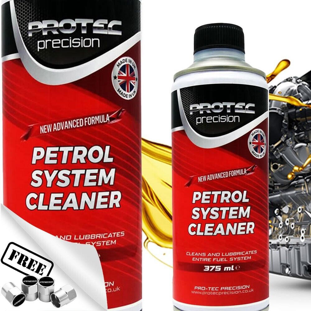 Protec Professional Car Petrol Fuel System & Injector Cleaner 375mL +Caps