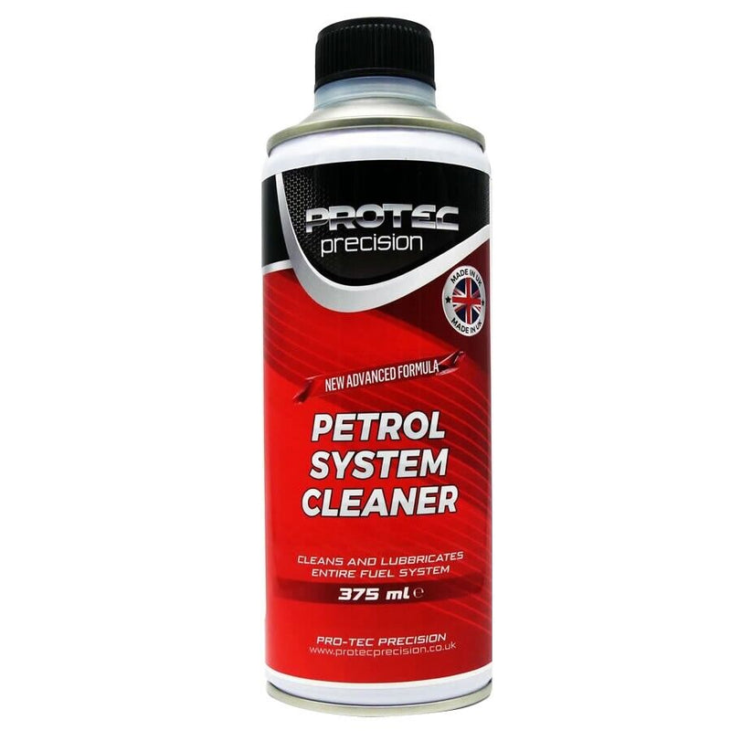 Protec Professional Car Petrol Fuel System & Injector Cleaner 375mL +Caps