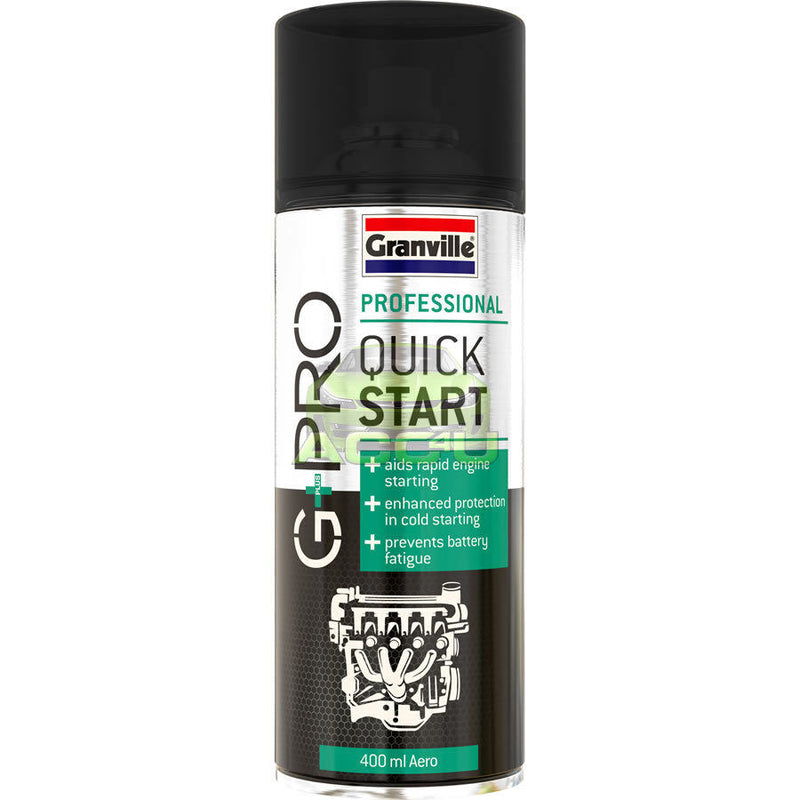 2x G+PRO Quick Start For Petrol Diesel Car Engine Easy Cold Damp Start Spray + Caps